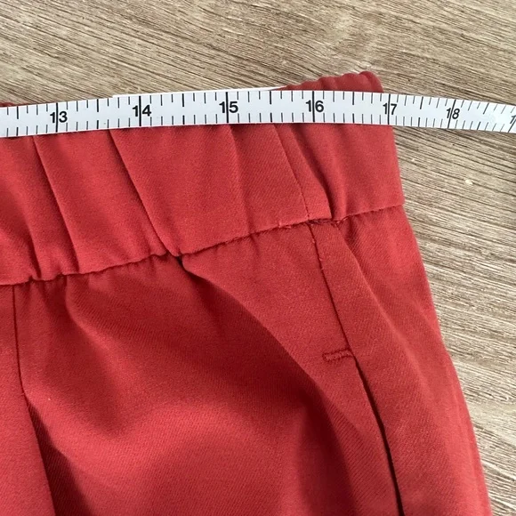 NWT Ann Taylor Women's Paprika Colored High Rise Wide Leg Pants Size L - Picture 5 of 5